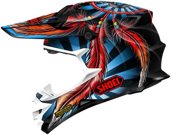 Shoei VFX-W Grant 2 TC1 Motocross Helmet