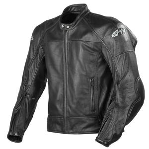 Joe Rocket 'Sonic 2.0' Mens Black Perforated Leather Motorcycle Jacket