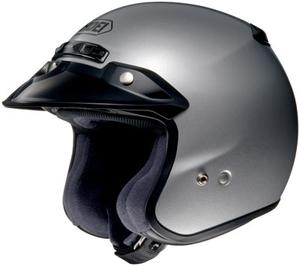Shoei RJ Platinum R Light Silver Open Face Helmet