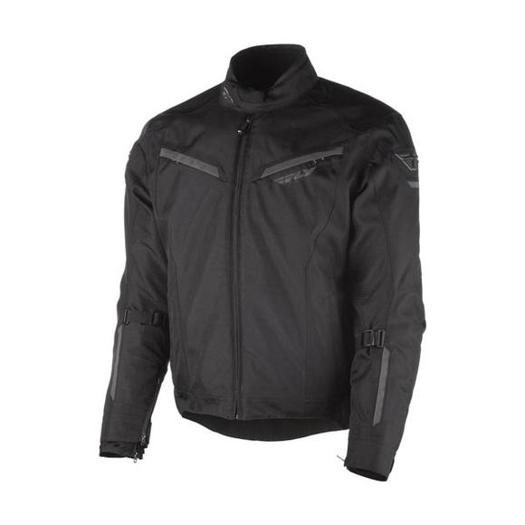 Fly Racing Strata Men's Black Mesh/Textile Jacket