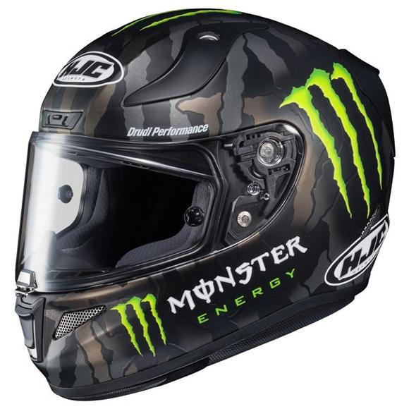 Entre postre Seminario HJC RPHA-11 Pro Monster Energy Military Camo Full Face Helmet – Xuast
