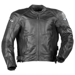 Joe Rocket 'Sonic 2.0' Mens Black Leather Motorcycle Jacket