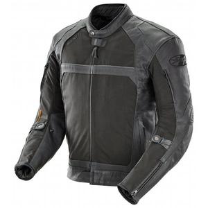 Joe Rocket Syndicate Men's Black Leather/Textile Jacket