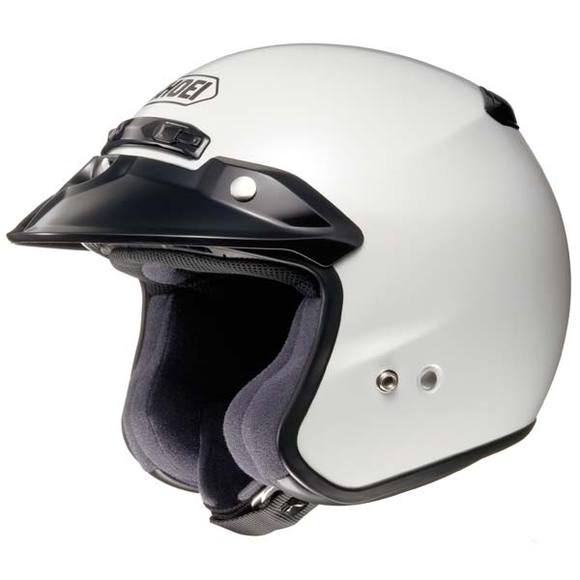 Shoei RJ-Platinum R Crystal White Open Face Helmet